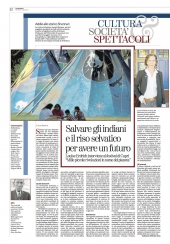 Salvare gli indiani e il riso selvatico per avere un futuro