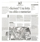 Scrivere? Una lotta tra oblio e memoria