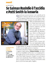Se Salman Rushdie ÃÂ¨ l'accidia e patti Smith la lussuria
