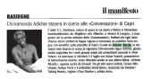 Chimamanda Adichie stasera in scena alla "Conversazioni" di Capri