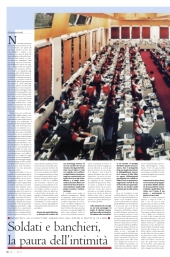 Soldati e banchieri, la paura dell'intimitÃÂ 