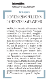Conversazioni sull'Eros - Da Franzen a Safran Foer