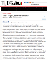 Eros a Tragara, scrittori a confronto