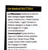 Un festival tira l'altro