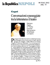 Conversazioni e passeggiate tra la letteratura e il teatro