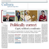 Politically Correct, scrittori a confronto